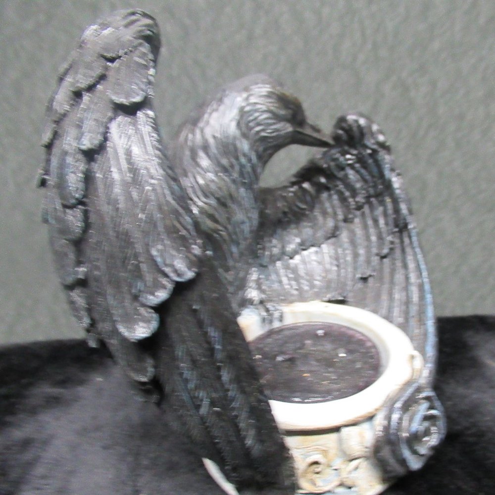 Alchemy Gothic Raven Tealight Candleholder - Picture 5 of 13